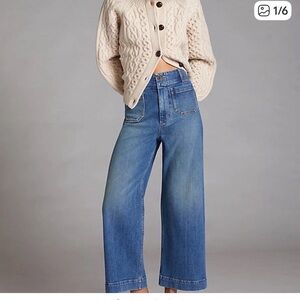 Anthropologie Skipper Crop Jeans